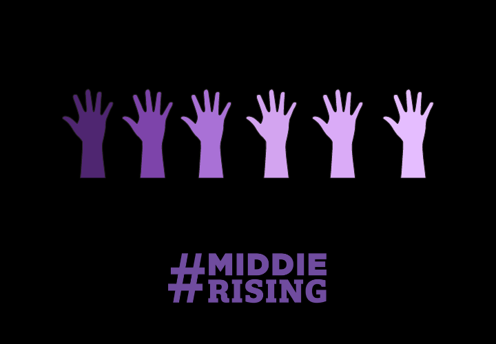 Purple Hands #MiddieRising